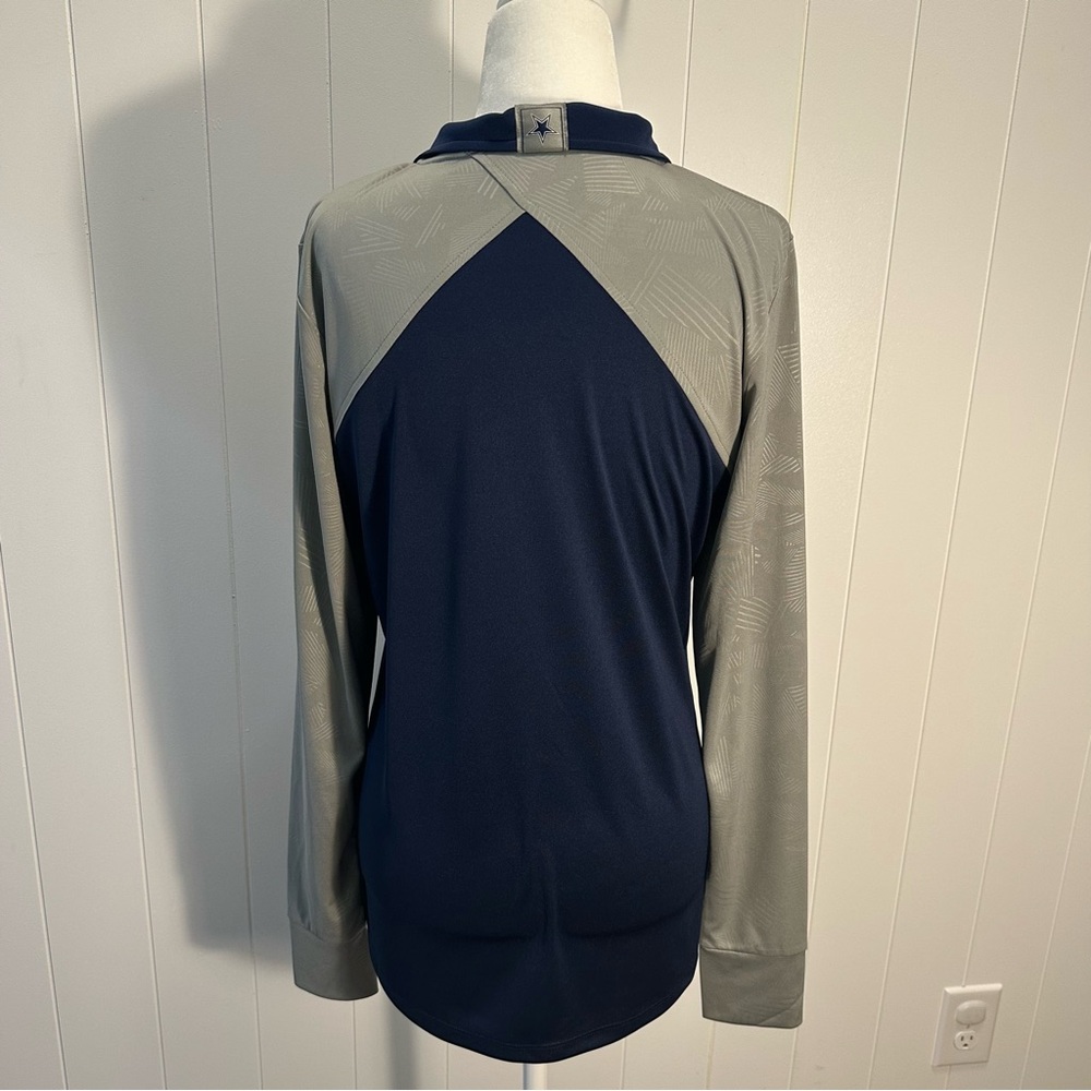 Dallas Cowboys Women’s Quarter Zip Pullover | Fanatics | Size M | GUC - Picture 2 of 8